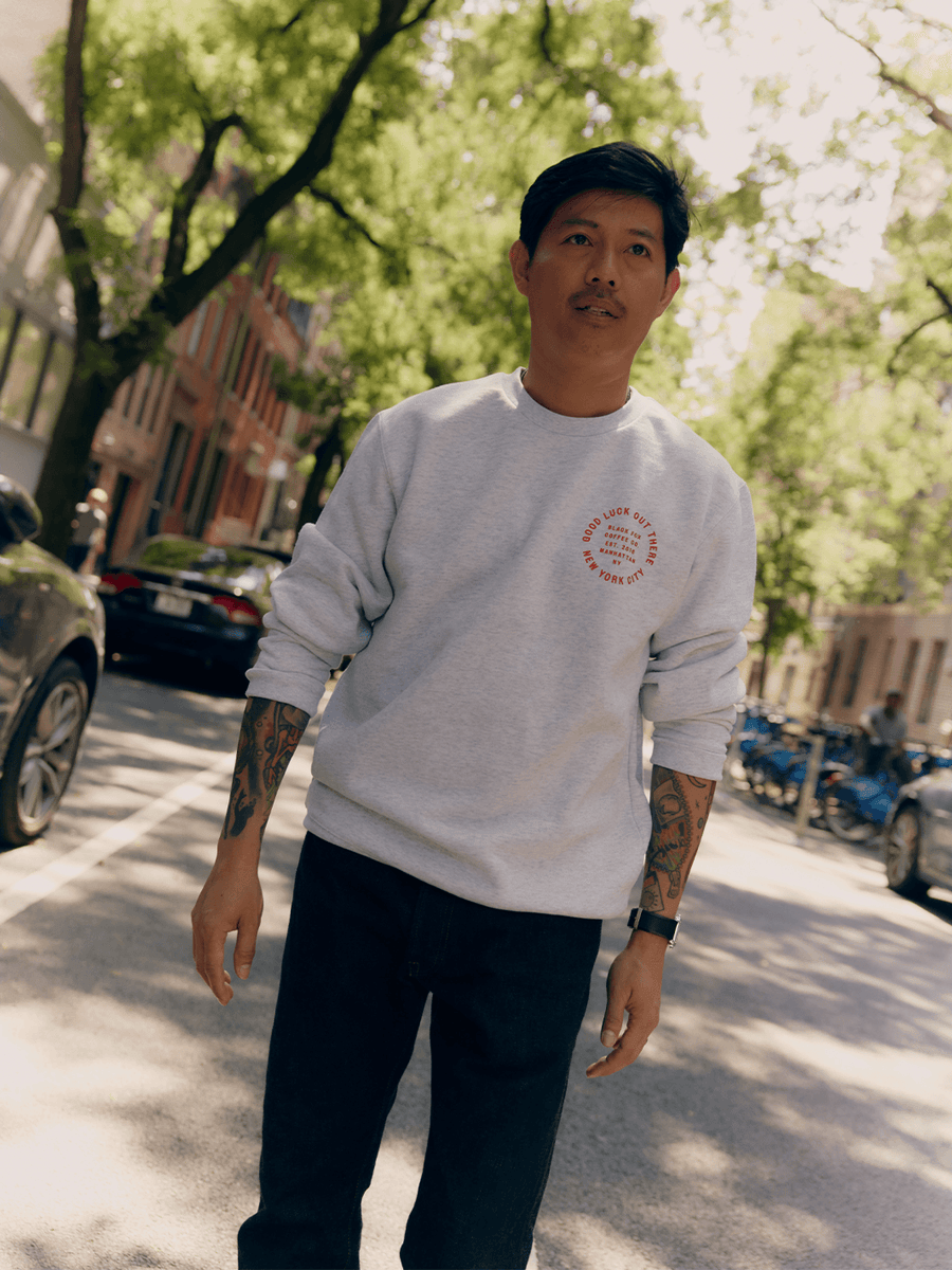 NYC Crew Neck Sweater – Black Fox Coffee Co.
