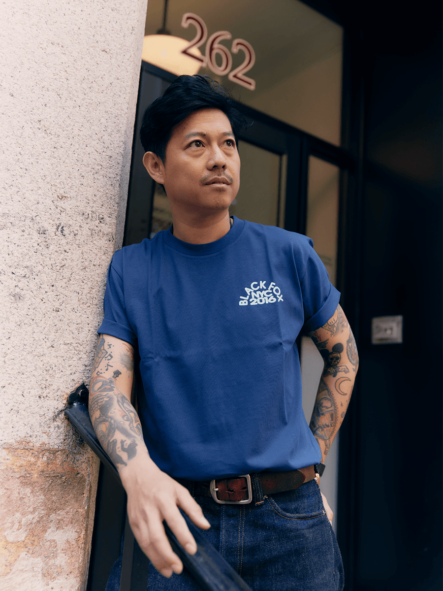 Est. 2016 Black Fox NYC Cobalt T-Shirt – Black Fox Coffee Co.