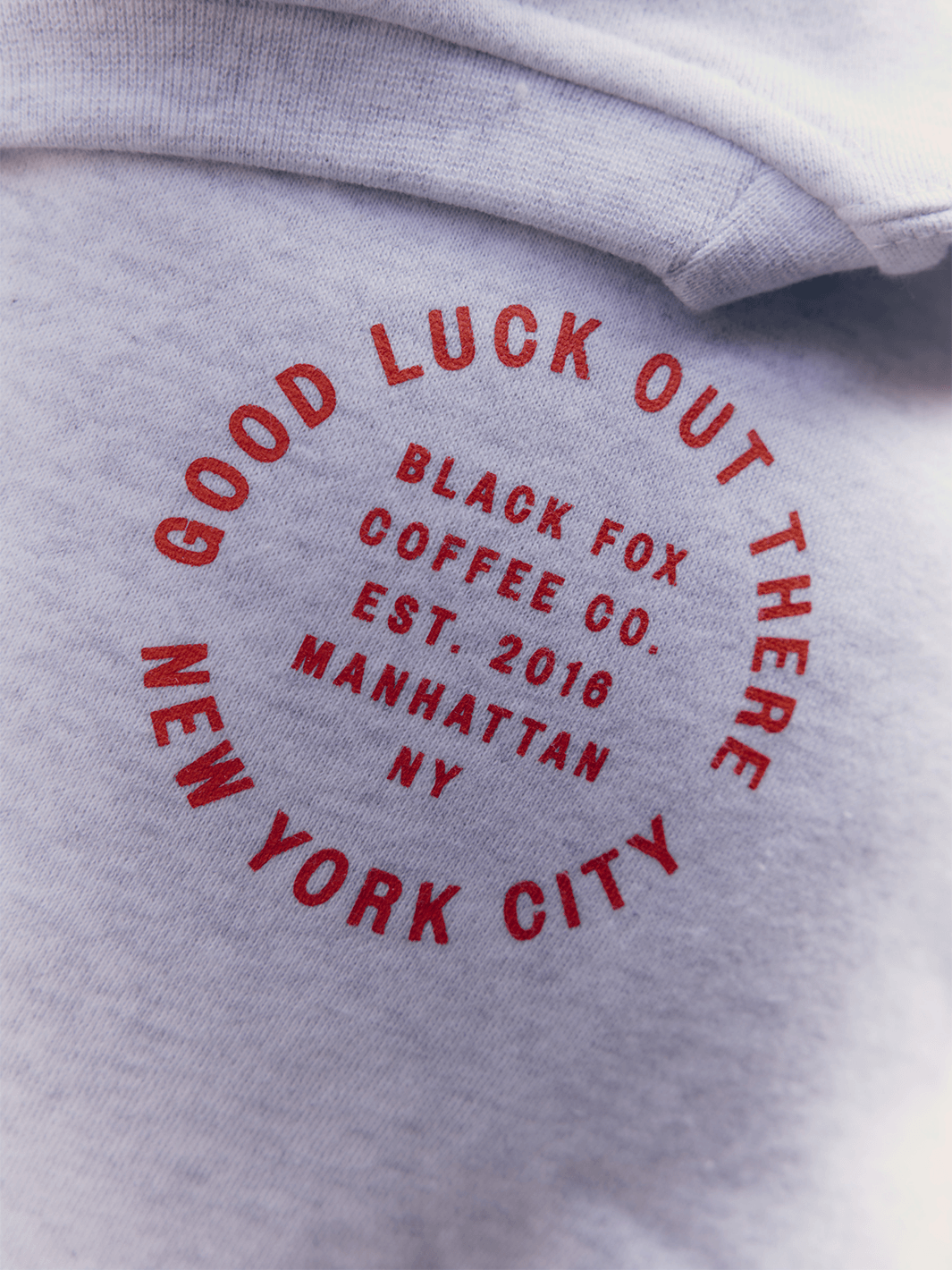 NYC Crew Neck Sweater – Black Fox Coffee Co. NYC Crew Neck Sweater – Black Fox Coffee Co.