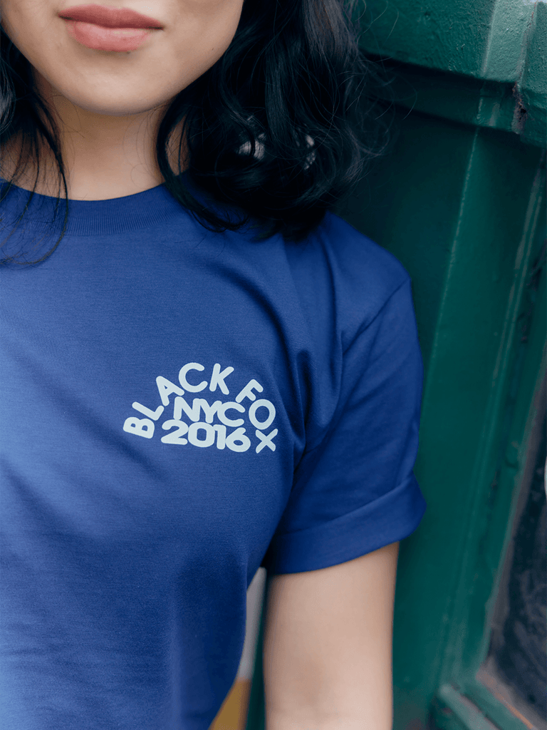 Est. 2016 Black Fox NYC Cobalt T-Shirt – Black Fox Coffee Co.